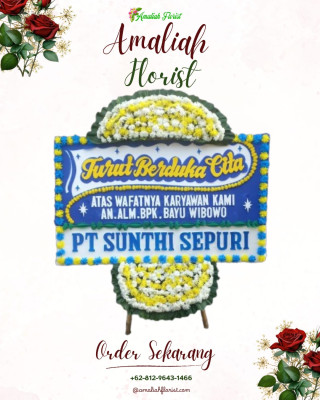 Papan Bunga Duka di Dlimoyo